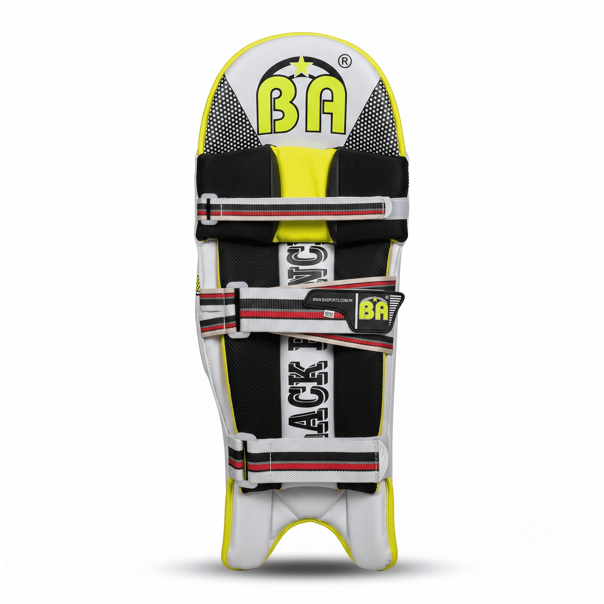 BA Black Force Batting Pads (Yellow & Black) - Image 1